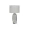 Monarch Specialties Lighting, 25 in.H, Table Lamp, Grey Ceramic, Grey Shade, Modern I 9711 - alternate 6